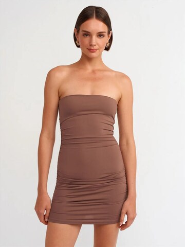 Robe Dilvin en marron : devant