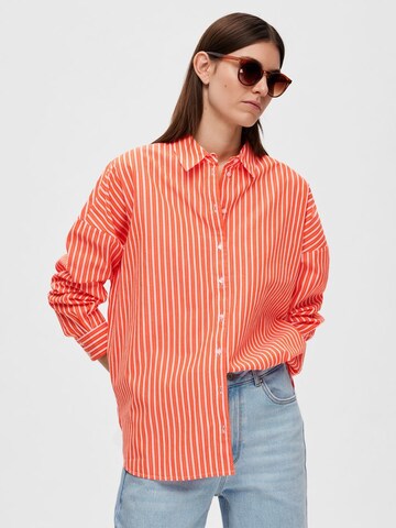 SELECTED FEMME Bluse in Orange