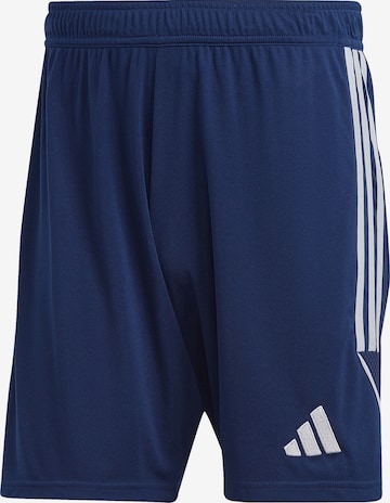 ADIDAS PERFORMANCE Regular Workout Pants 'Tiro 23 League' in Blue: front