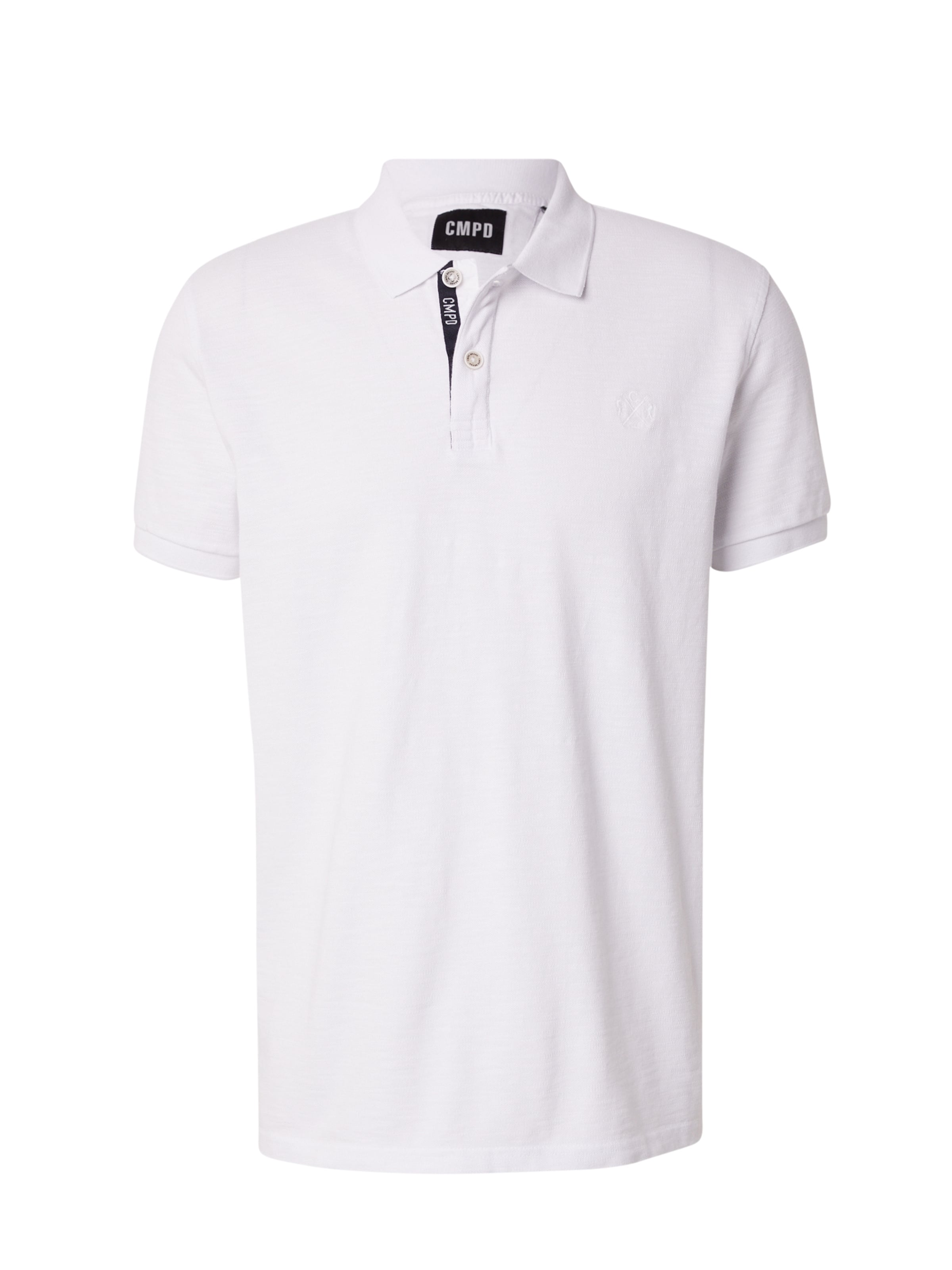 CAMP DAVID Majica | bela barva: sprednja stran