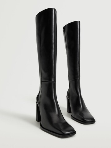 MANGO Boots 'Sofi' in Black