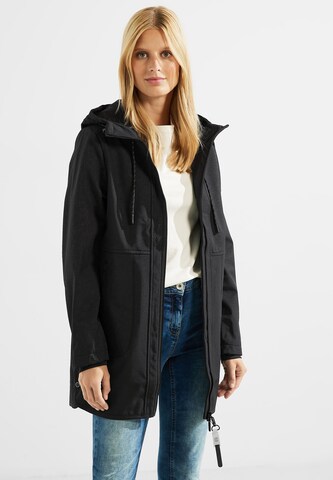 CECIL Raincoat in Black: front