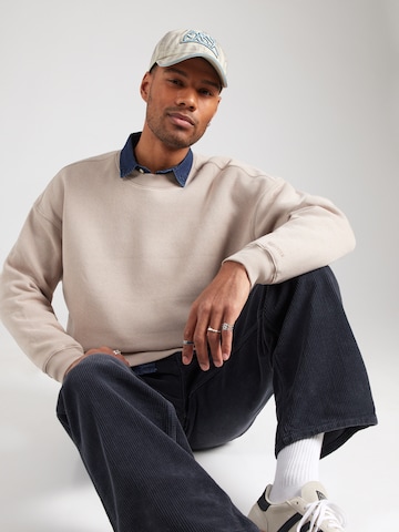 HOLLISTER Sweatshirt in Brown: front