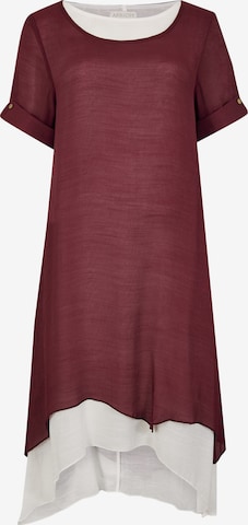 Robe ' ' Apricot en rouge : devant