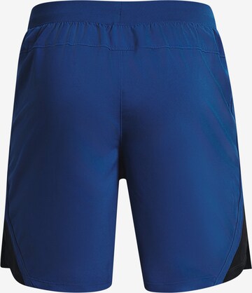 UNDER ARMOUR Regular Workout Pants 'Launch' in Blue