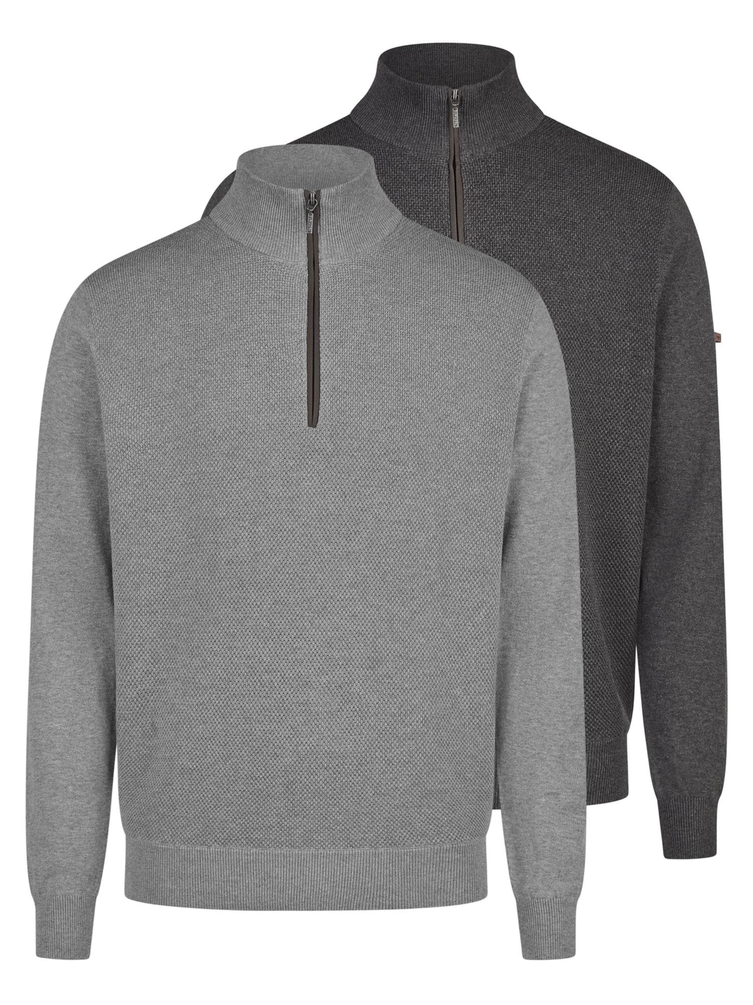 redmond Sweater 'Basic' in Silver: front