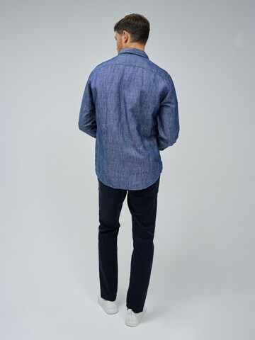 Salsa Jeans Regular fit Overhemd in Blauw