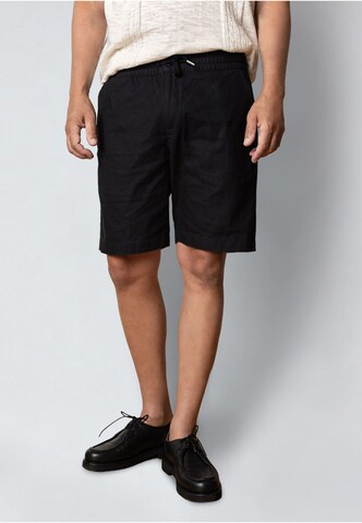 Regular Pantalon 'Barcelona Luca' Clean Cut Copenhagen en noir : devant