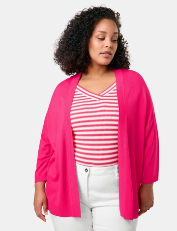 SAMOON Strickjacke in Rot: Vorderseite