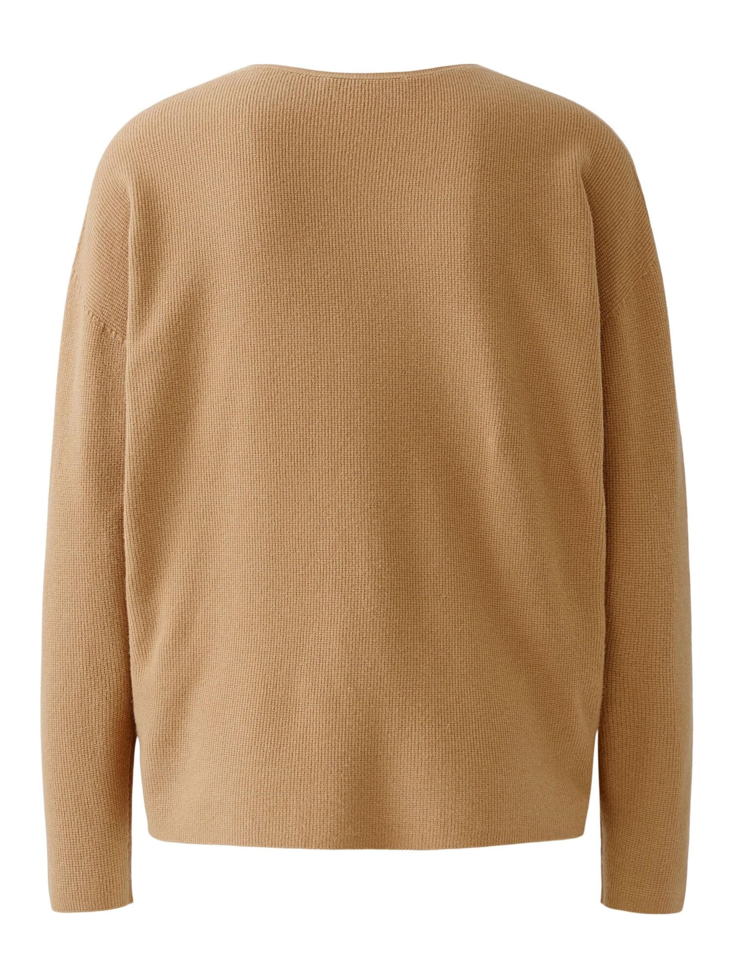 OUI Sweater 'FREYJA' in Brown