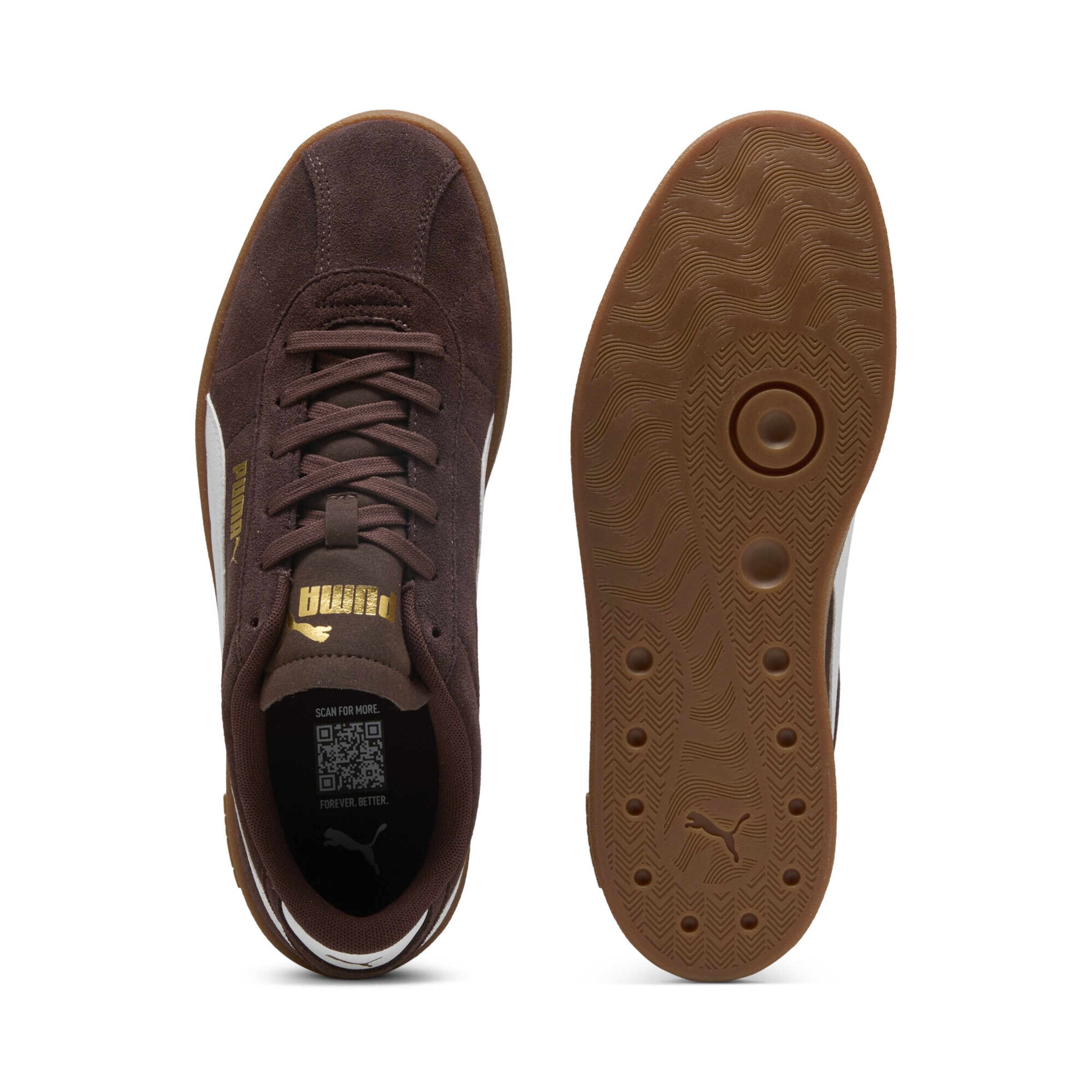 PUMA Sneakers laag 'Club II Era' in Bruin