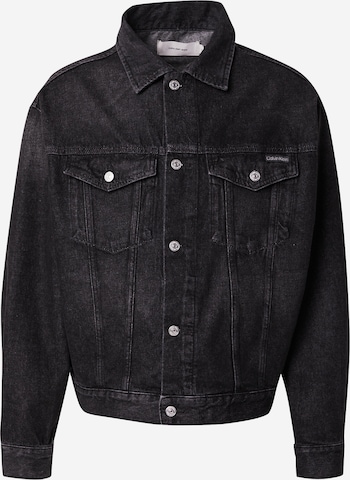 juoda Calvin Klein Jeans Demisezoninė striukė: priekis