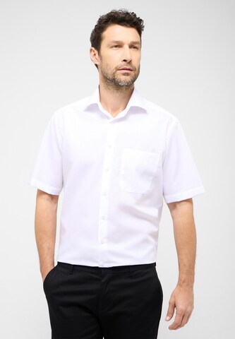 ETERNA Comfort fit Button Up Shirt in White: front