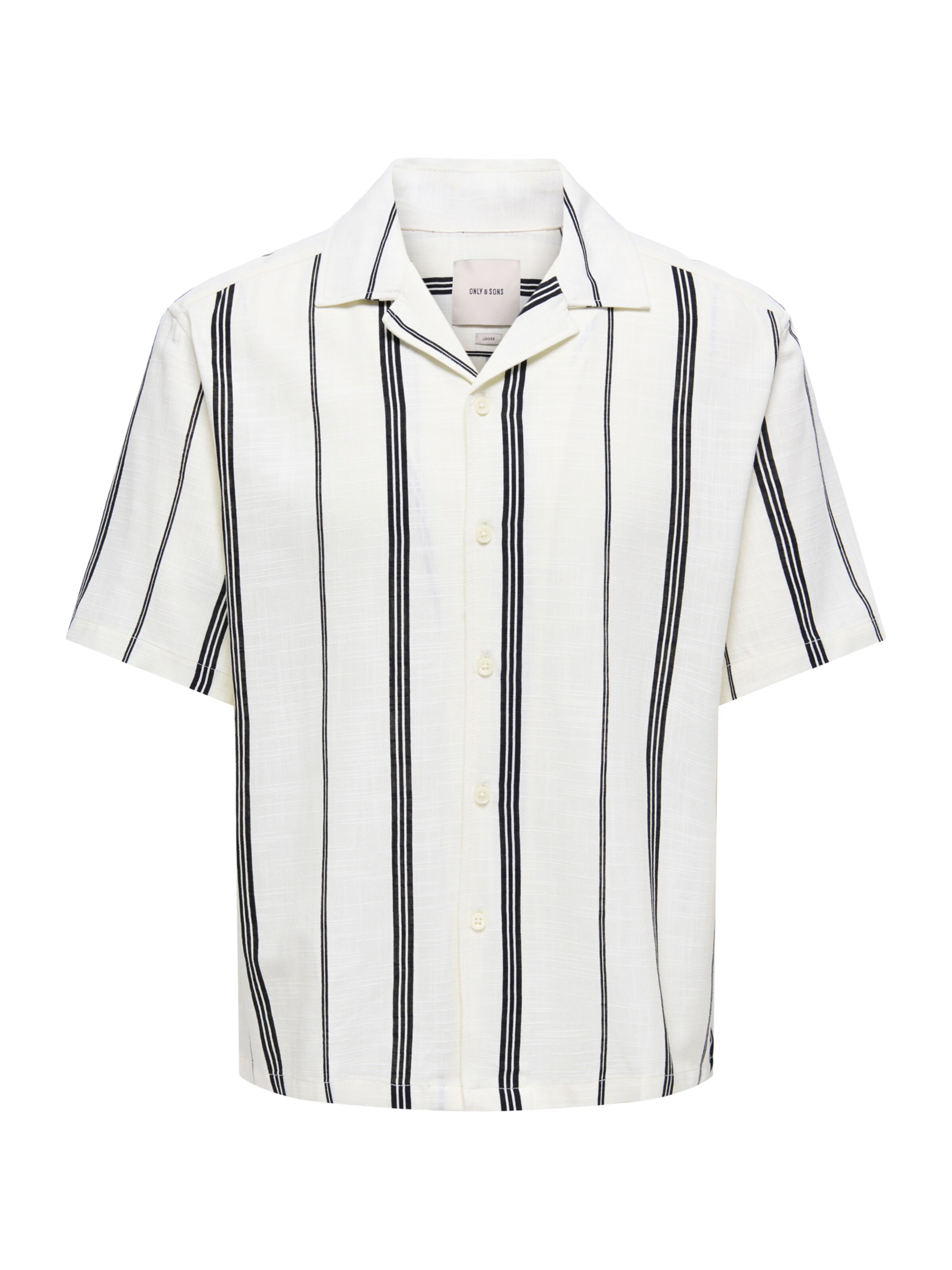 Only & Sons - Ajuste confortable Camisa 'ONSSTEPAN' en blanco: frente