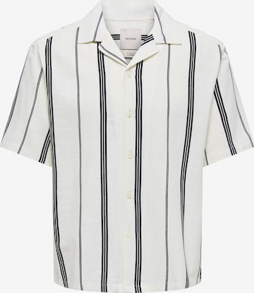 Only & Sons Srajca 'ONSSTEPAN' | bela barva: sprednja stran