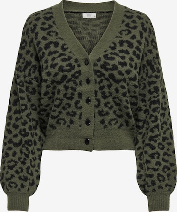 JDY Knit Cardigan 'LORRAINE' in Green: front