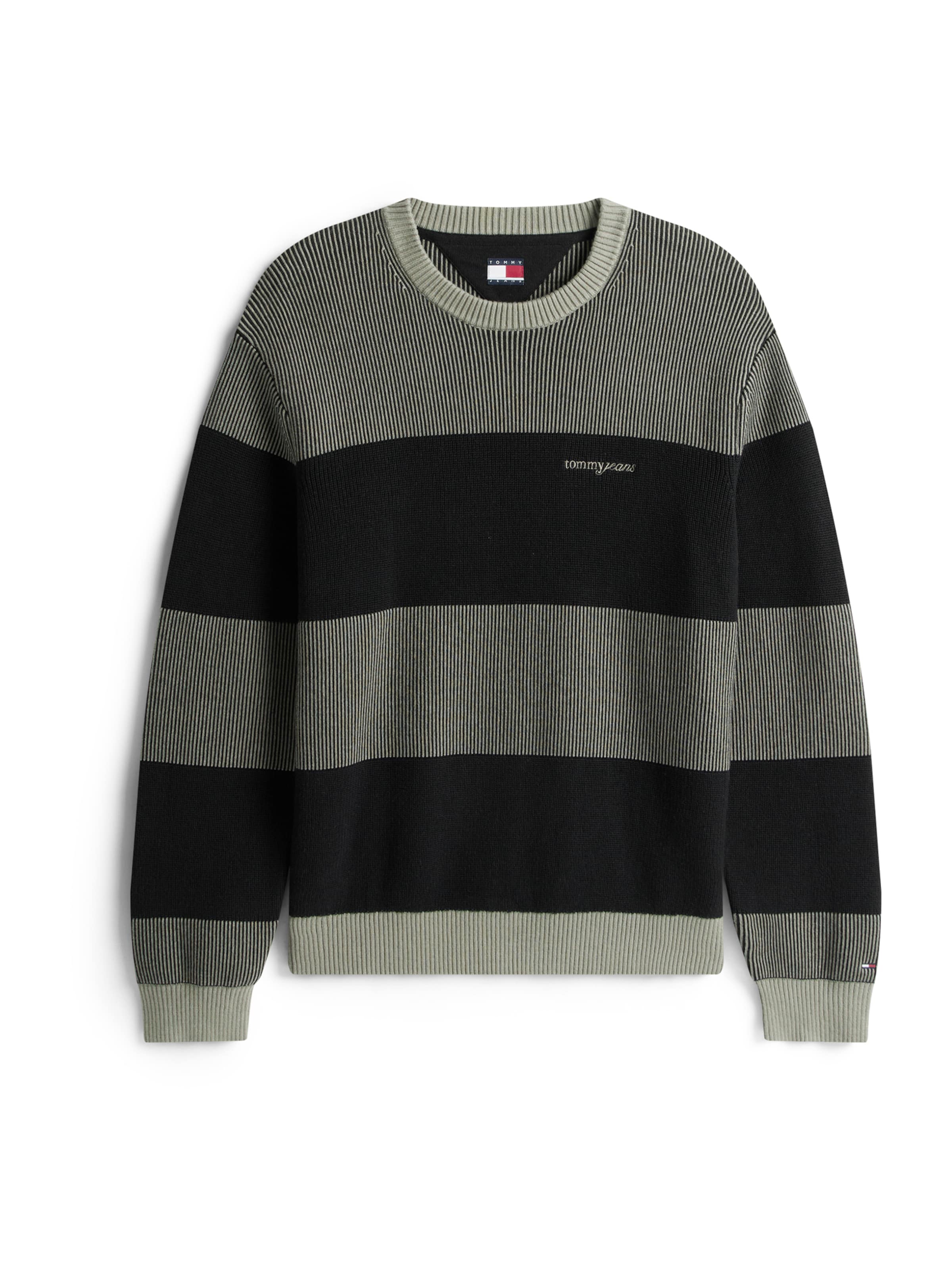 Tommy Jeans Sweter w kolorze zielony: przód