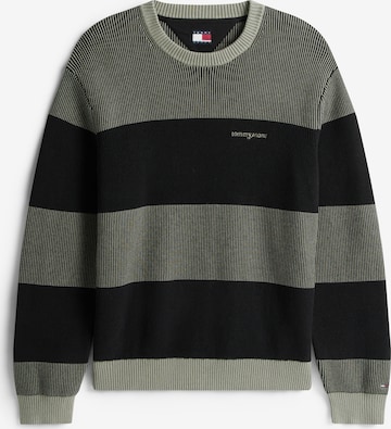 Tommy Jeans Пуловер в зелено: отпред