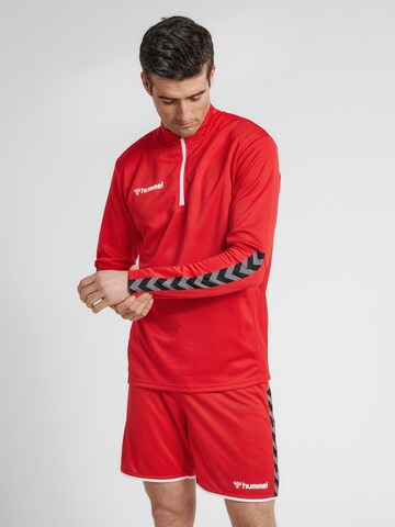 Hummel Sportsweatshirt in Rood: voorkant