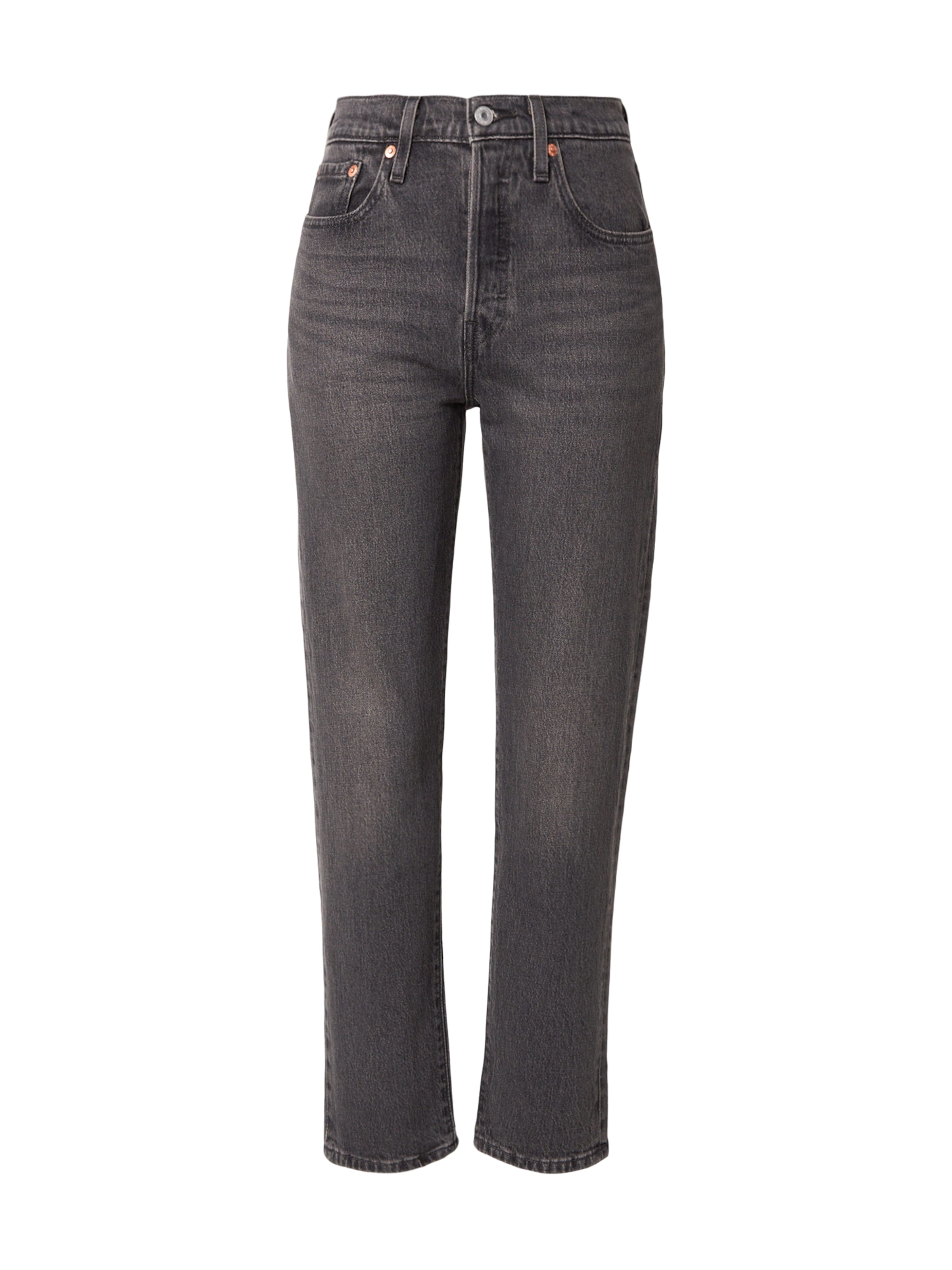 juoda LEVI'S ® Standartinis Džinsai '501® Crop': priekis