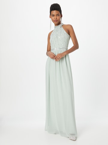 Lipsy Evening Dress in Green: front