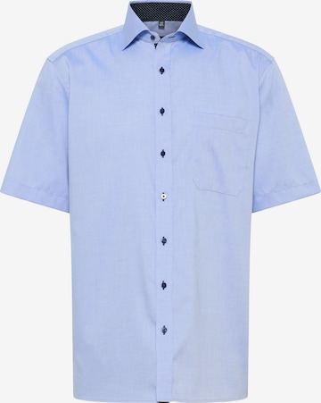 ETERNA Comfort fit Button Up Shirt in Blue: front