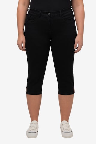 Ulla Popken Slim fit Jeans in Black: front