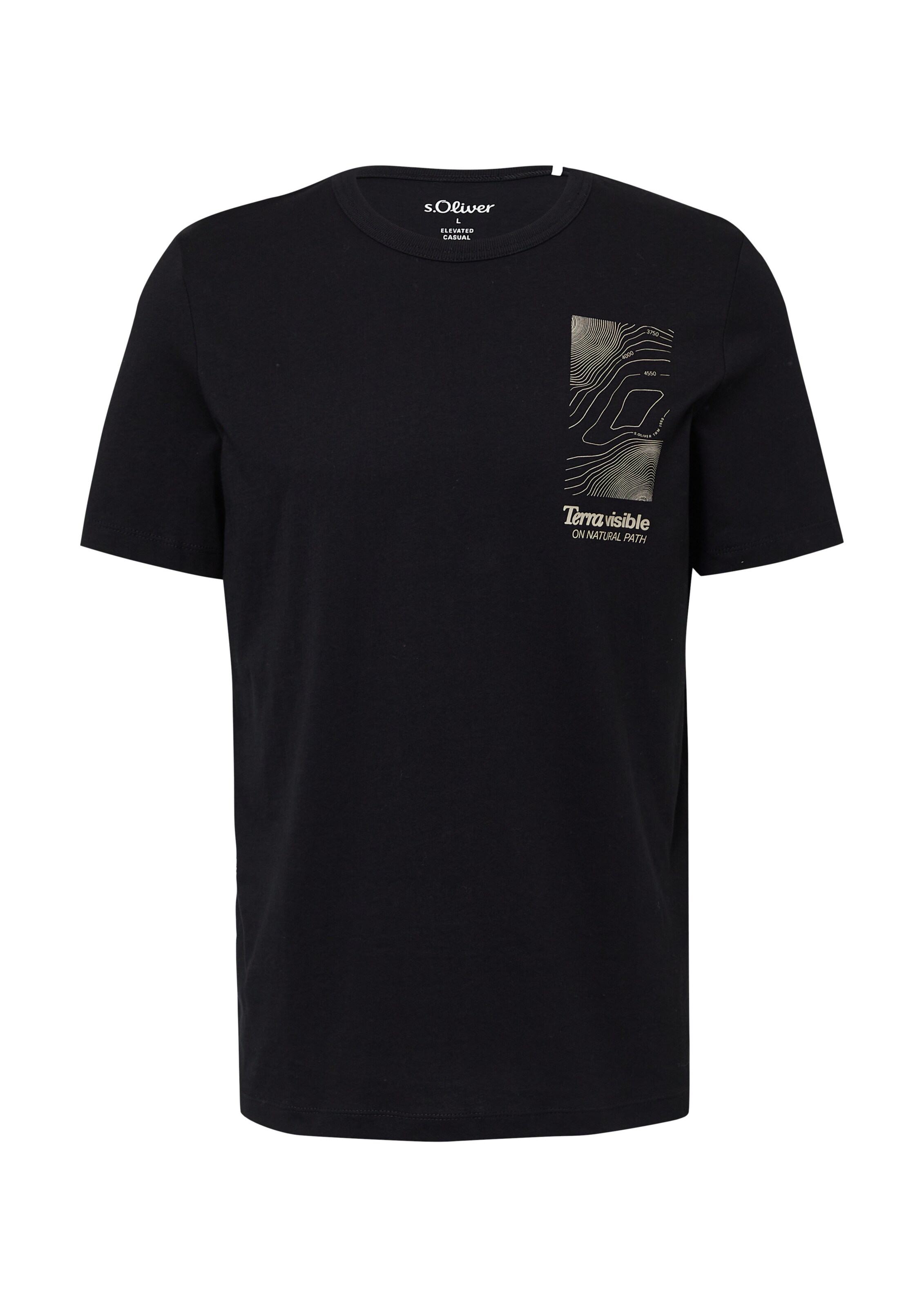 T-Shirt s.Oliver en noir : devant