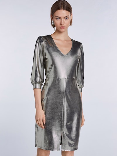 Rochie SET pe negru / argintiu, Vizualizare model