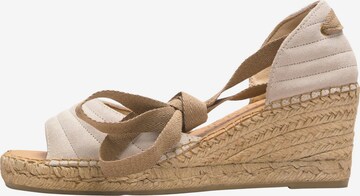 Sandales 'MILLA' SELECTED FEMME en beige : devant