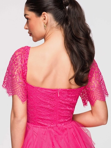 Ombre Evening dress in Pink