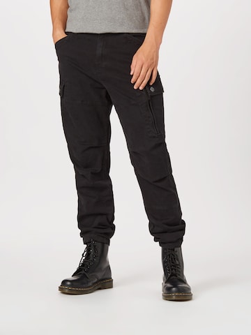 G-Star RAW Chino Pants 'Roxic straight tapered' in Black: front