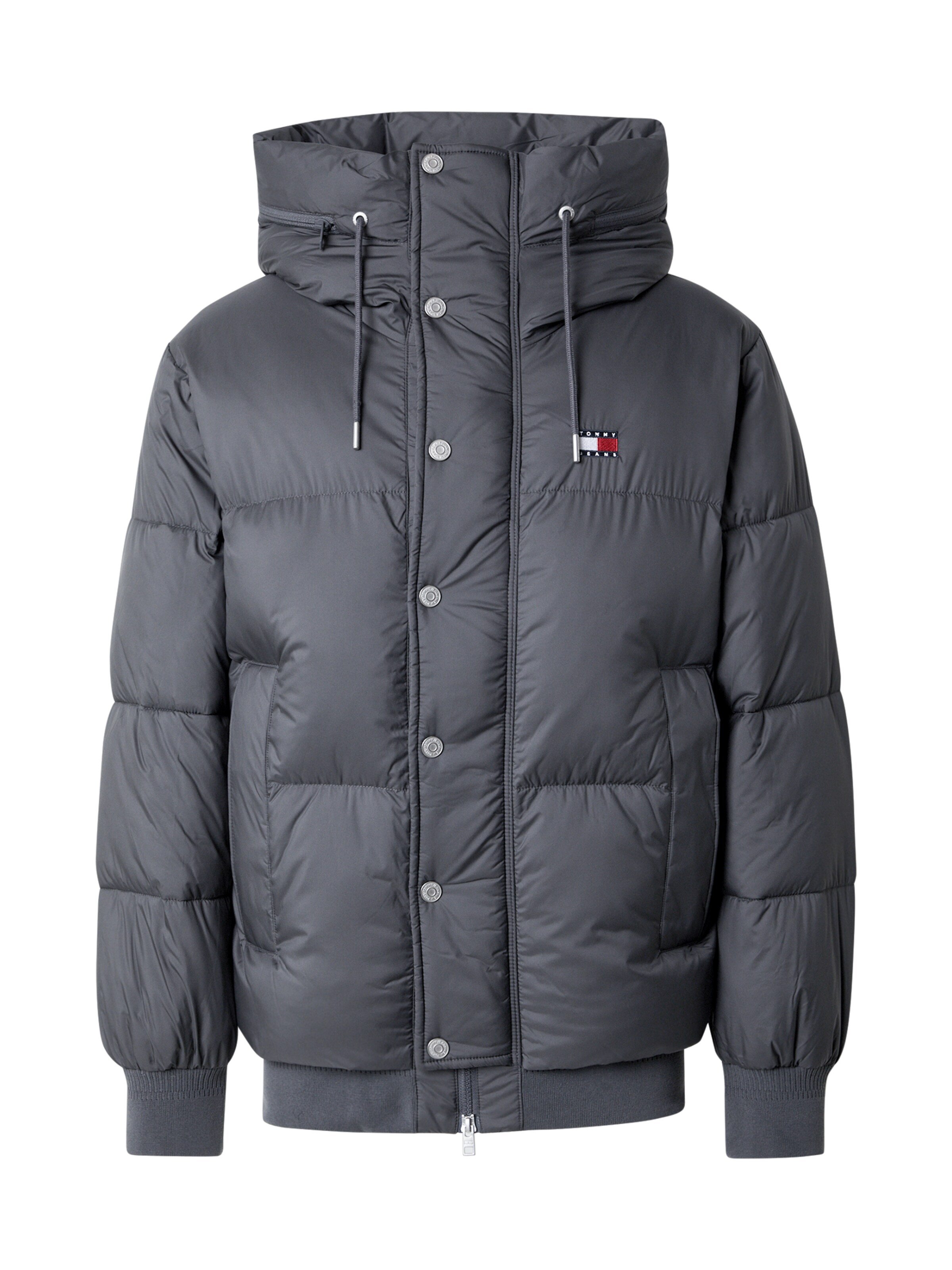 Tommy Jeans Winter Jacket in Grey: front
