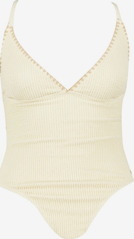 Maillot de bain Deeluxe en beige : devant