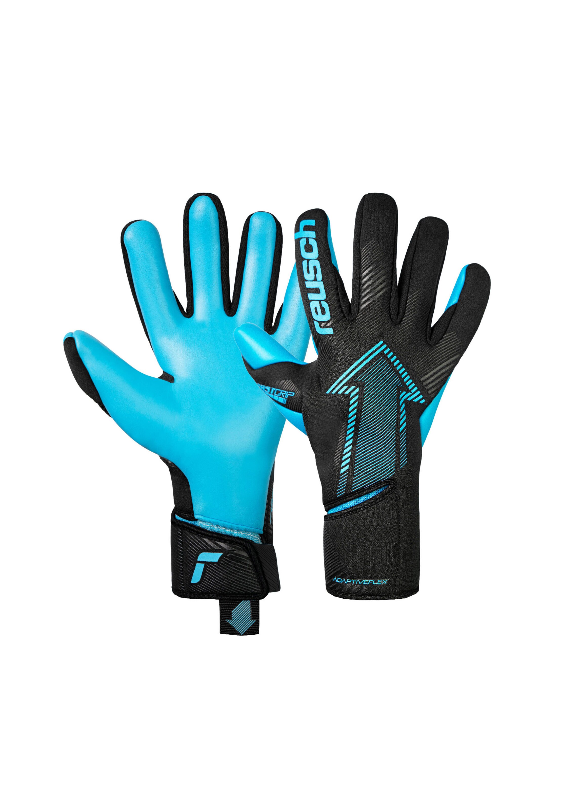 REUSCH Sporthandschoenen 'Fastgrip Aqua' in de kleur Aqua / Zwart, Productweergave