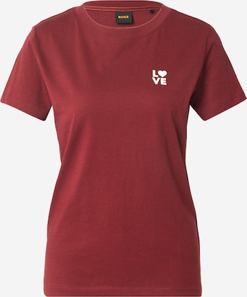 T-shirt 'C_Esogo_3' BOSS en rouge : devant