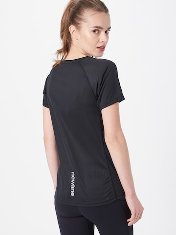 Newline Funkcionalna majica | črna barva