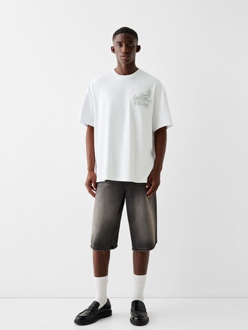 Bershka Shirt in Wit