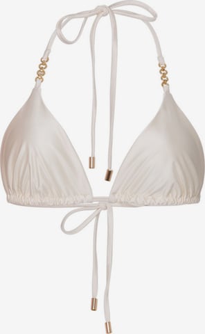 Hauts de bikini 'Sophia' Anse Victorin en beige : devant