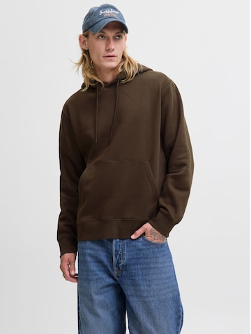 Sweat-shirt 'JJStar' JACK & JONES en marron : devant