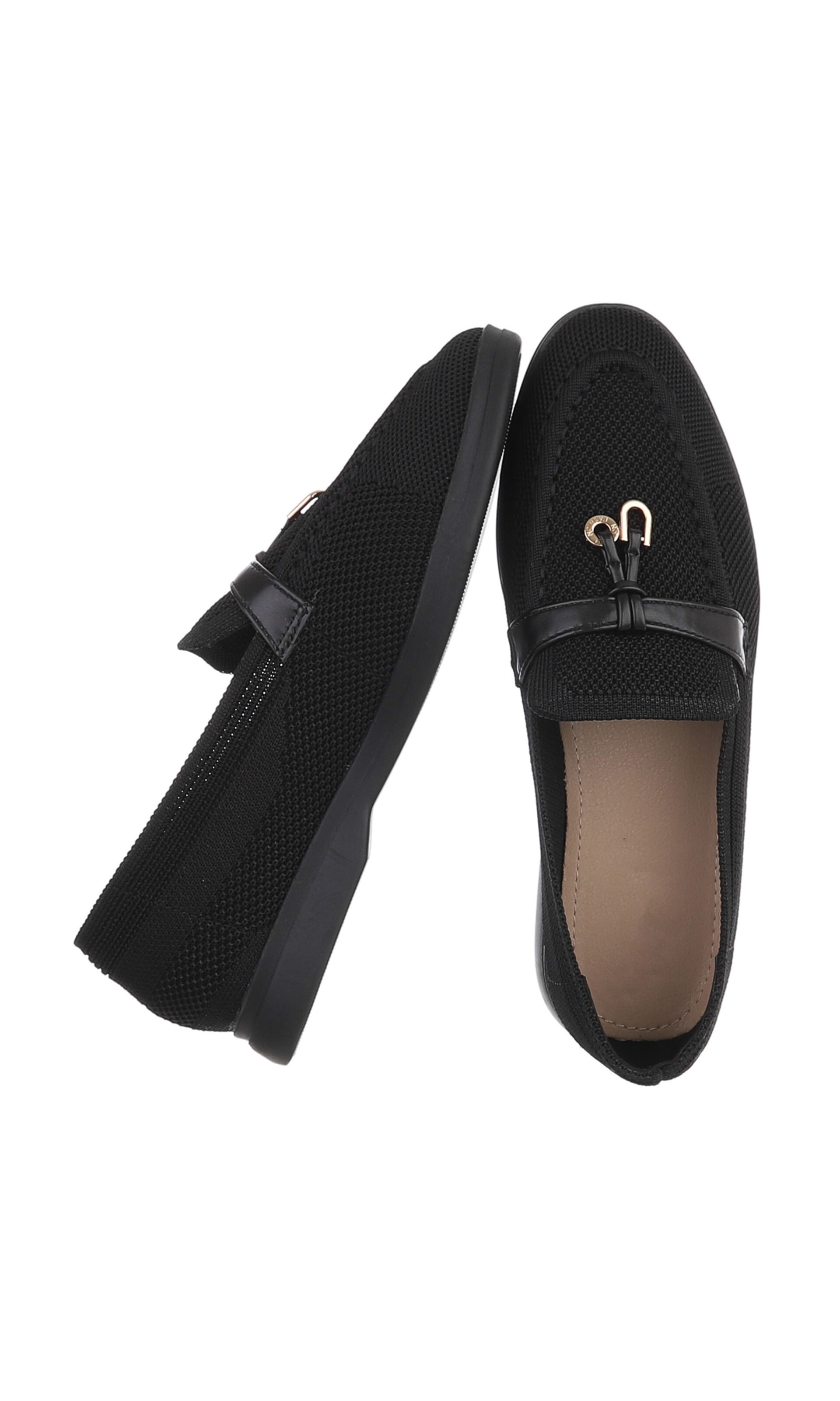 Ital-Design Slipper in Schwarz