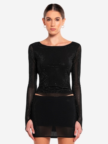 OW Collection Bluse i sort: forside