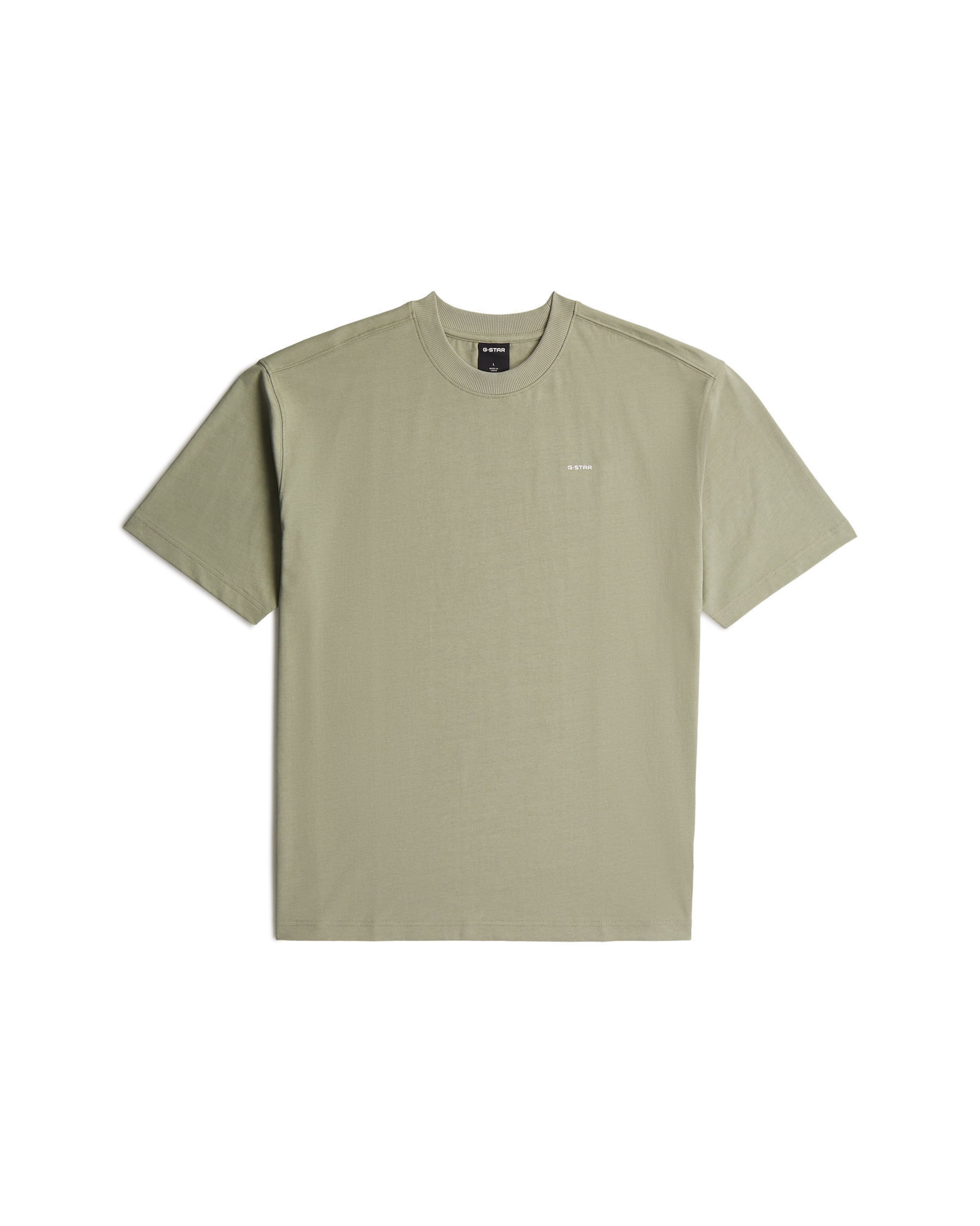 G-STAR Shirt 'Back Graphic Relaxed T-Shirt' in Groen: voorkant