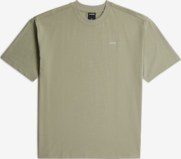 G-STAR Shirt 'Back Graphic Relaxed T-Shirt' in Groen: voorkant