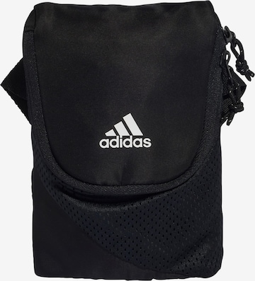 ADIDAS ORIGINALS Crossbody Bag 'Teamgeist' in Black: front