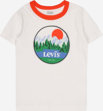 Maglietta 'WILDERNESS' di LEVI'S in bianco: frontale