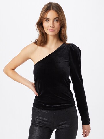 Gina Tricot - Camiseta en negro: frente