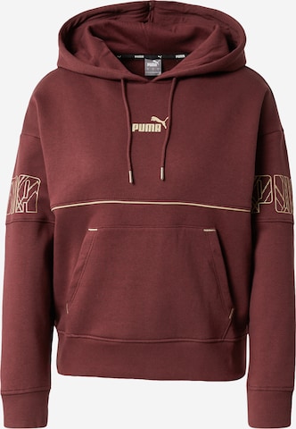 PUMA Sportief sweatshirt in Rood: voorkant
