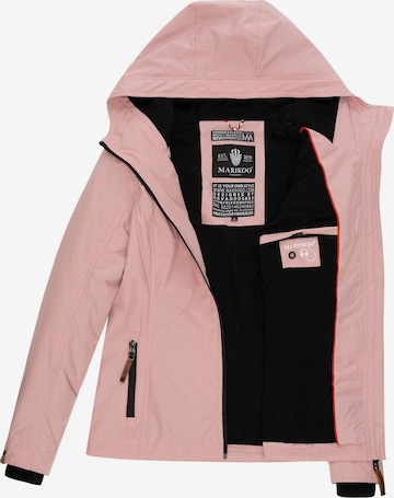 MARIKOO Демисезонная куртка 'Brombeere' в Ярко-розовый