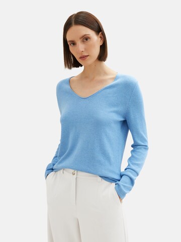 TOM TAILOR Pullover in Blau: predná strana